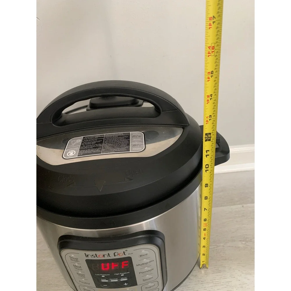 Instant Pot Duo 7-in-1 Electric Pressure Cooker Stainless Steel 6 Quart Silver